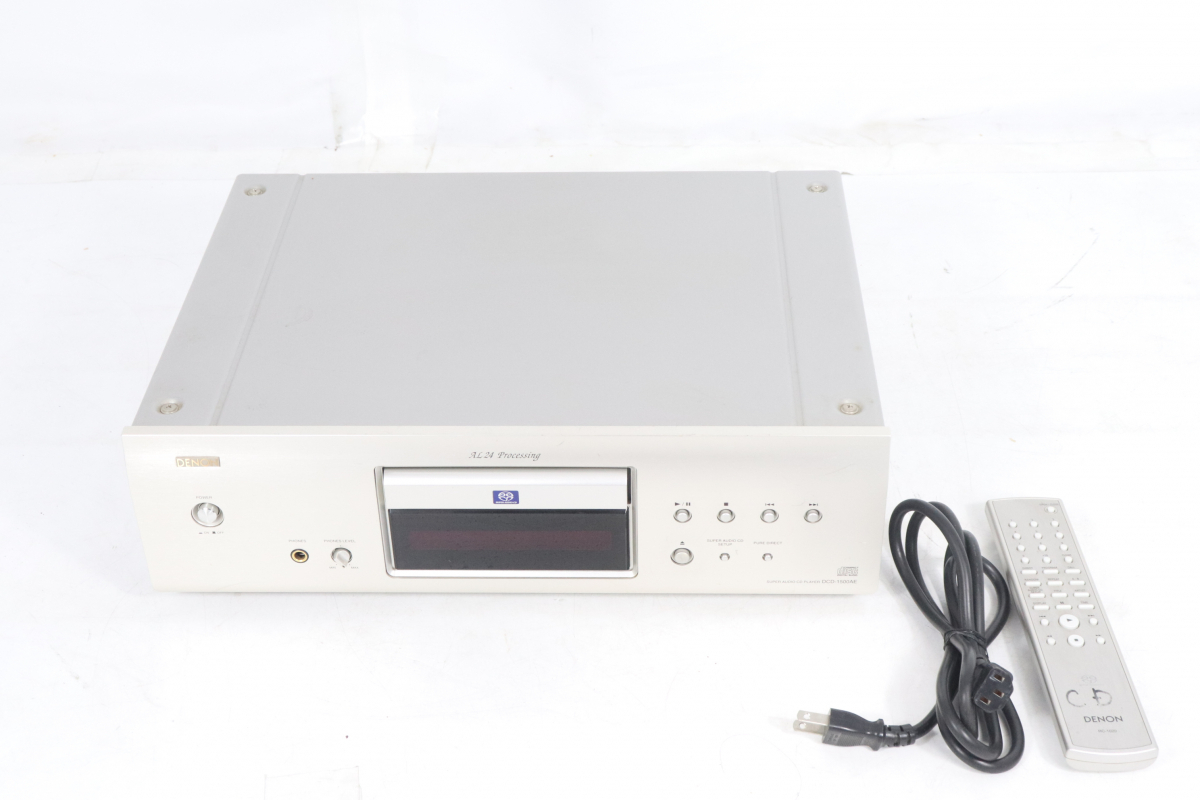 【ト葛】 DENON デノン DCD-1500AE CDプレーヤー 音響機器 オーディオ機器 リモコン 付き CE894CTT62