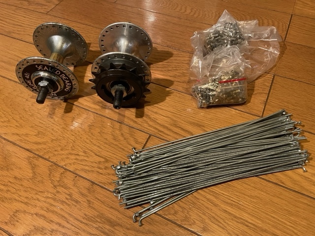 PEREGRiNE　BMXハブ＋スポーク、ニップル