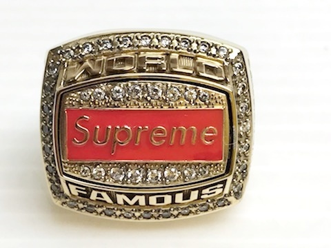 Supreme シュプリーム Jostens World Famous Champion Ring Gold