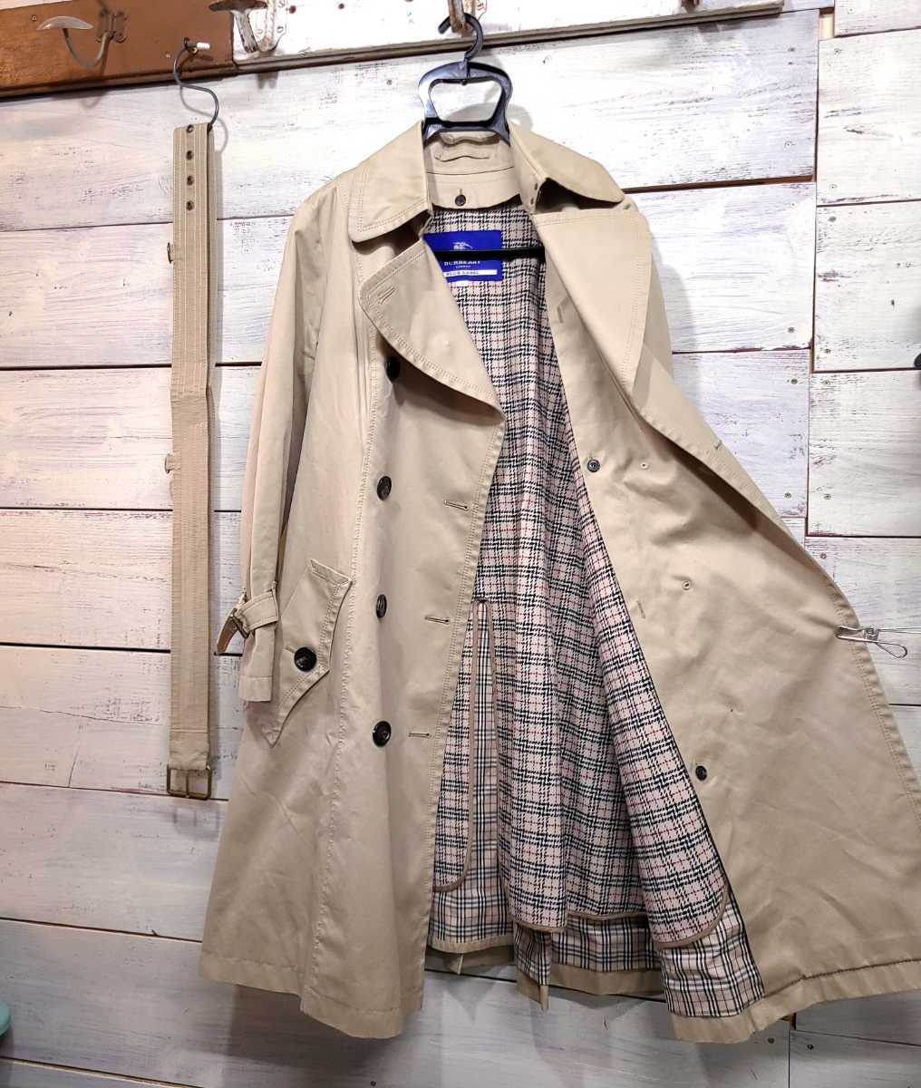 BURBERRY バーバリー ブルーレーベル トレンチコート ベルト ウール