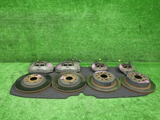 # 即決あり H16年 30 セルシオ UCF31 純正 ディスク ローター ブレーキ キャリパー 1台分 セット 4POT 2POT フロント リア 中古 [05002289]