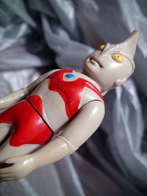 ウルトラマンA ②43-1当時物 駄菓子屋 無版権 パチ怪獣 ソフビ人形