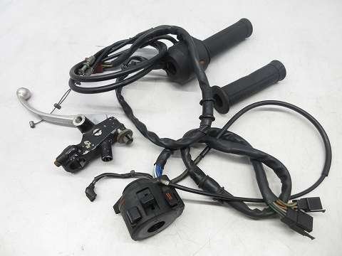 CBR250R★MC17★ハンドルスイッチ左右/チョークワイヤー/アクセルワイヤー/クラッチレバー/ホルダー★27H77