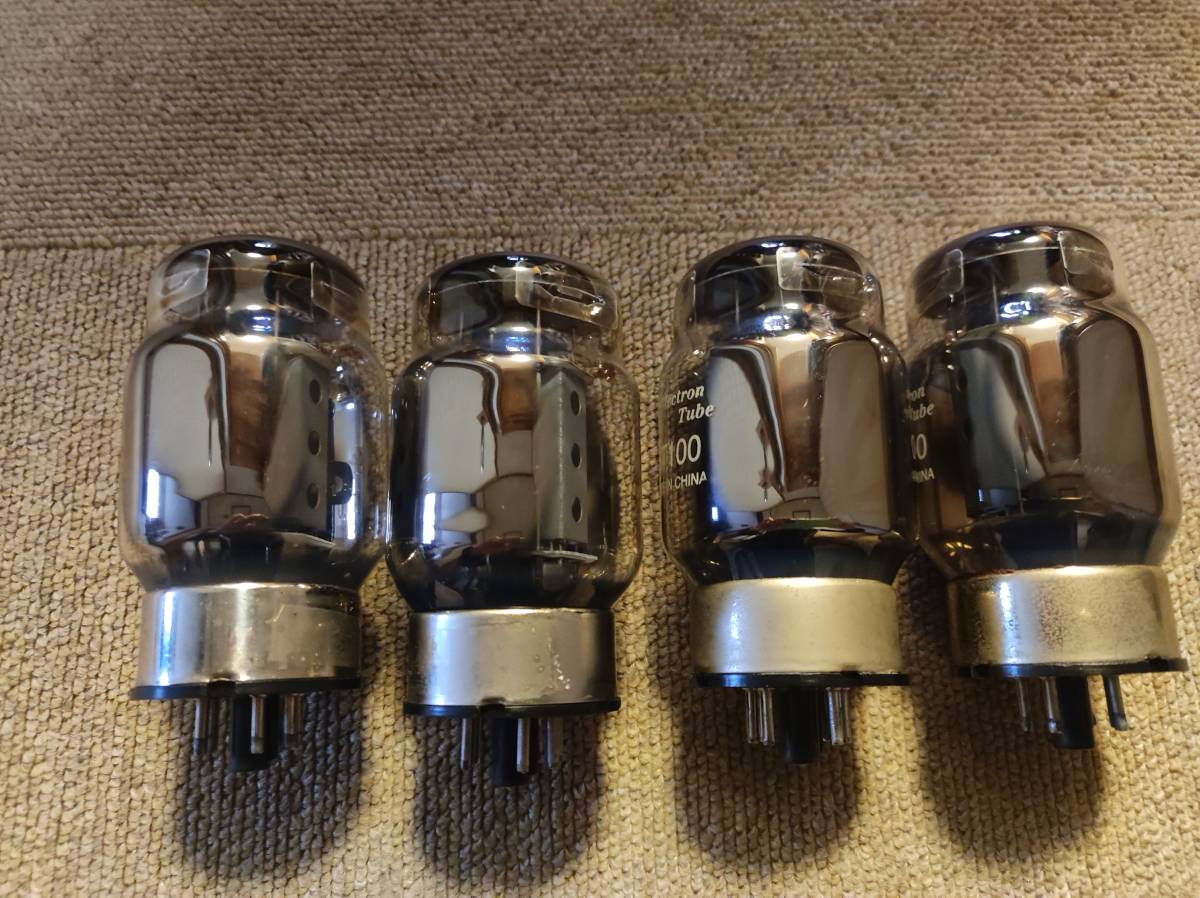 希少・保管品・中古動作品・曙光/Shuguang KT100　4本　KT88