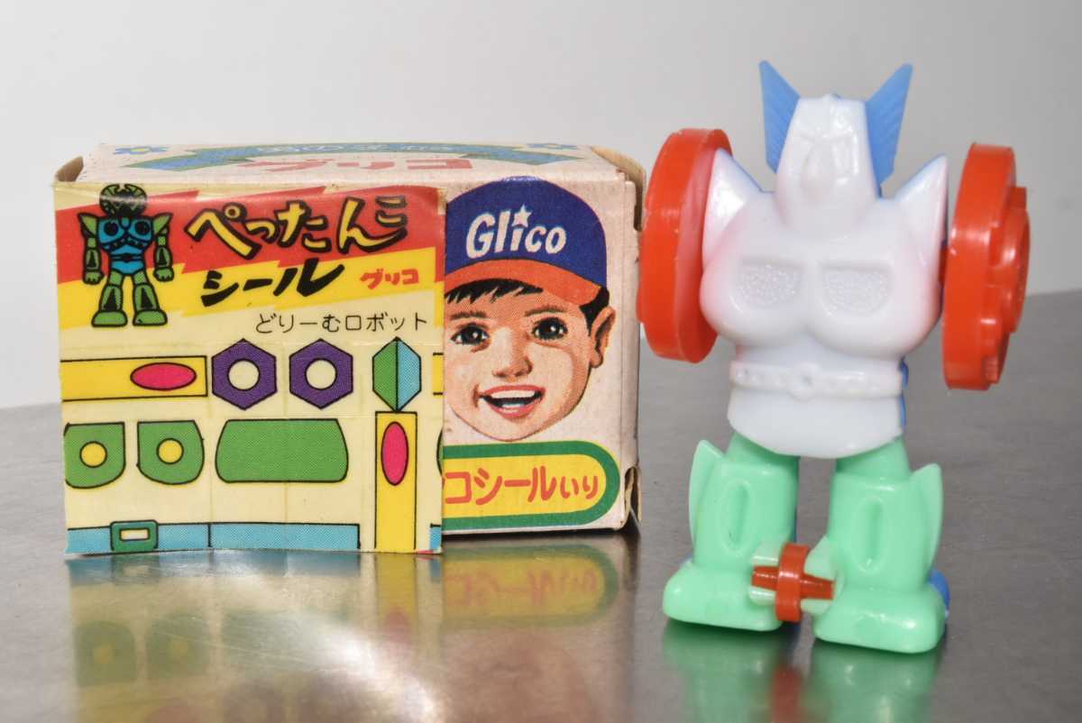 グリコ おまけ どりーむロボット 胴体白 ぺったんこシール入り 検 食玩  