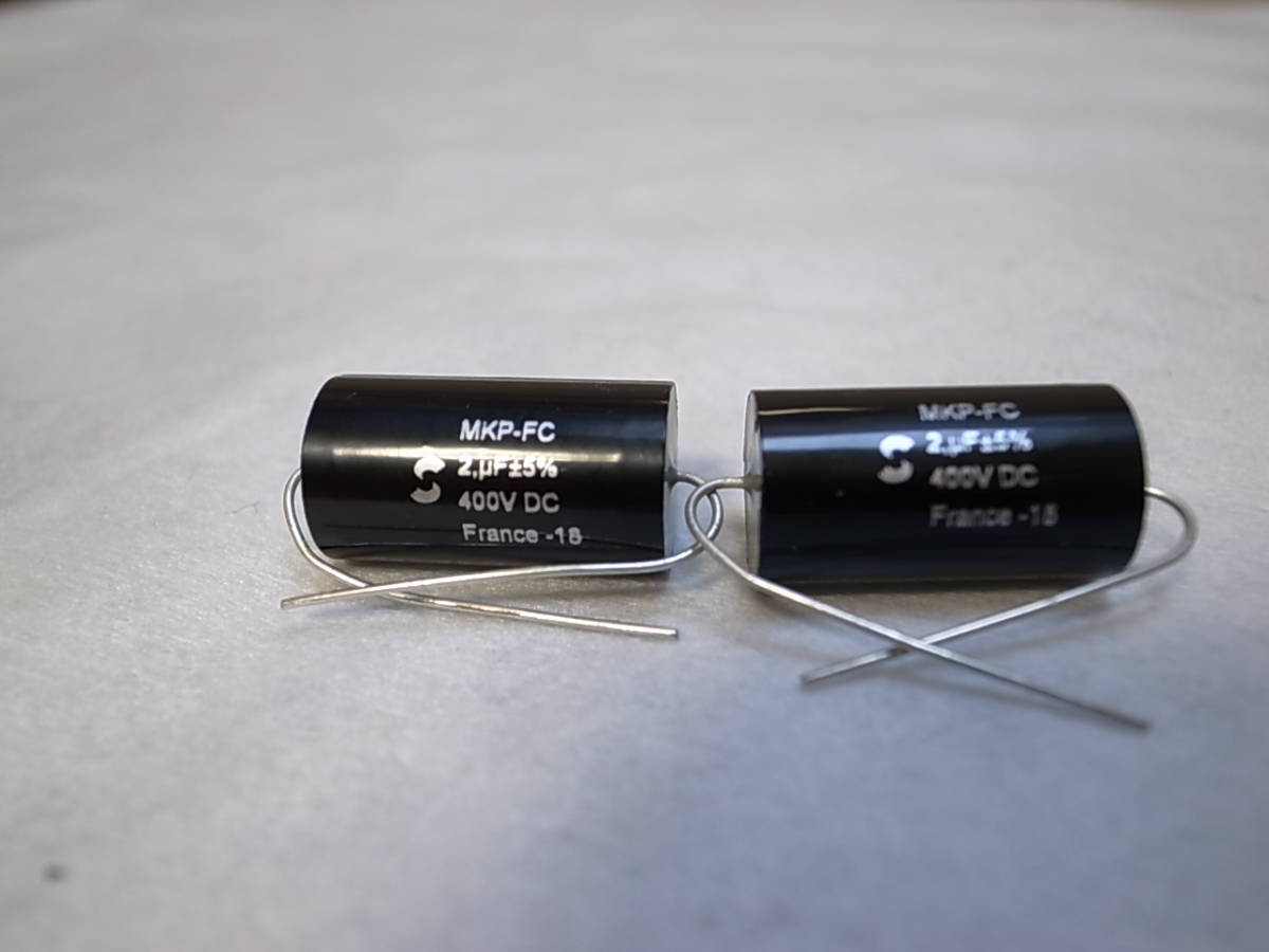 スーパーツイーター　コンデンサ付き 音工房zスーパーツイーター＋solenフィルムコンデンサー（1μf＆2μf