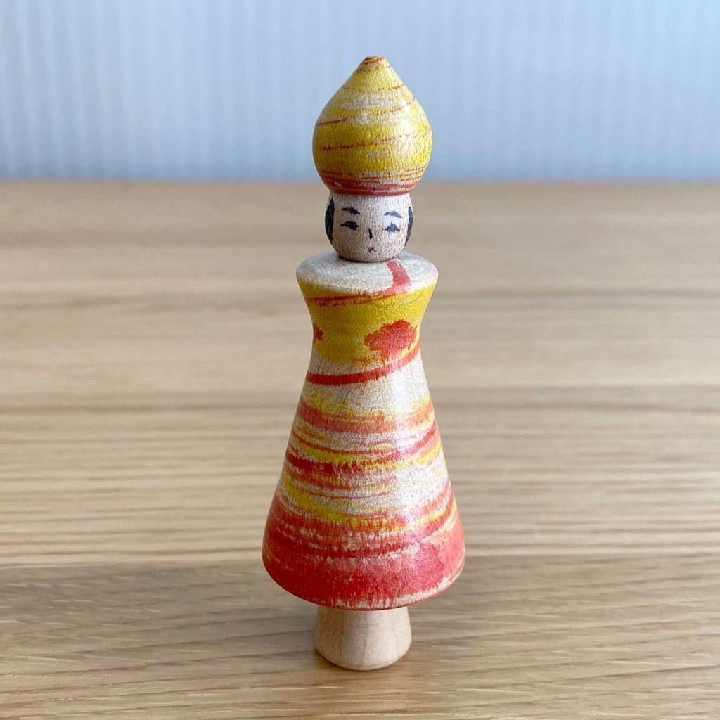 こけし 阿部木の実③ 約8cm こけし 阿部木の実 - ③ : 阿部平四郎
