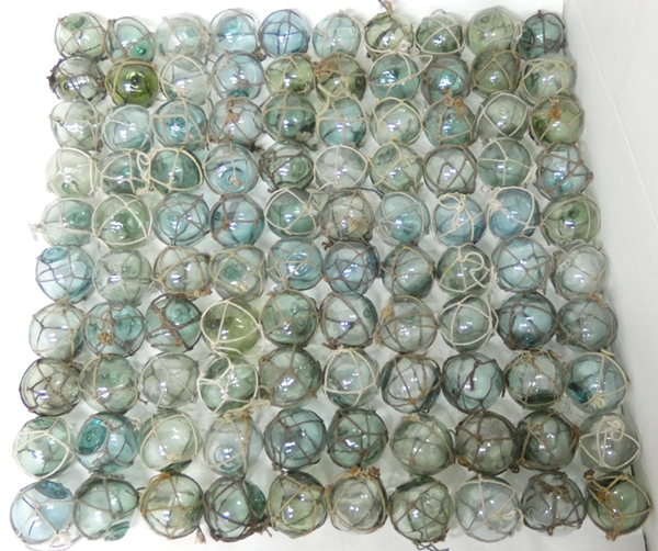 浮き玉 ガラス玉 約5〜6.5㎝❗️100個❗️ 浮き玉 ガラス