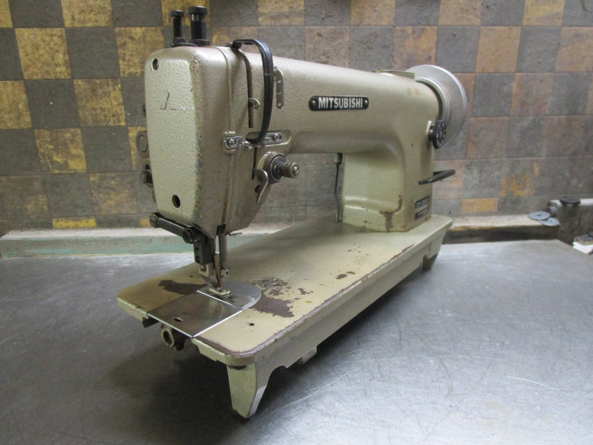 □工業用ミシン 1本針本縫い上下送り 普通釜 MITSUBISHI DY－340 
