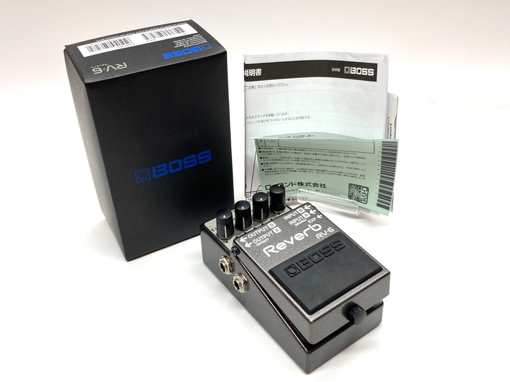 ギター BOSS RV-6 リバーブ ほぼ新品