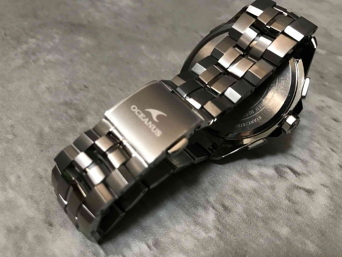 余り駒2個・箱・取説付❗️CASIO・OCEANUS・OCW−S2000P・マンタ 余り