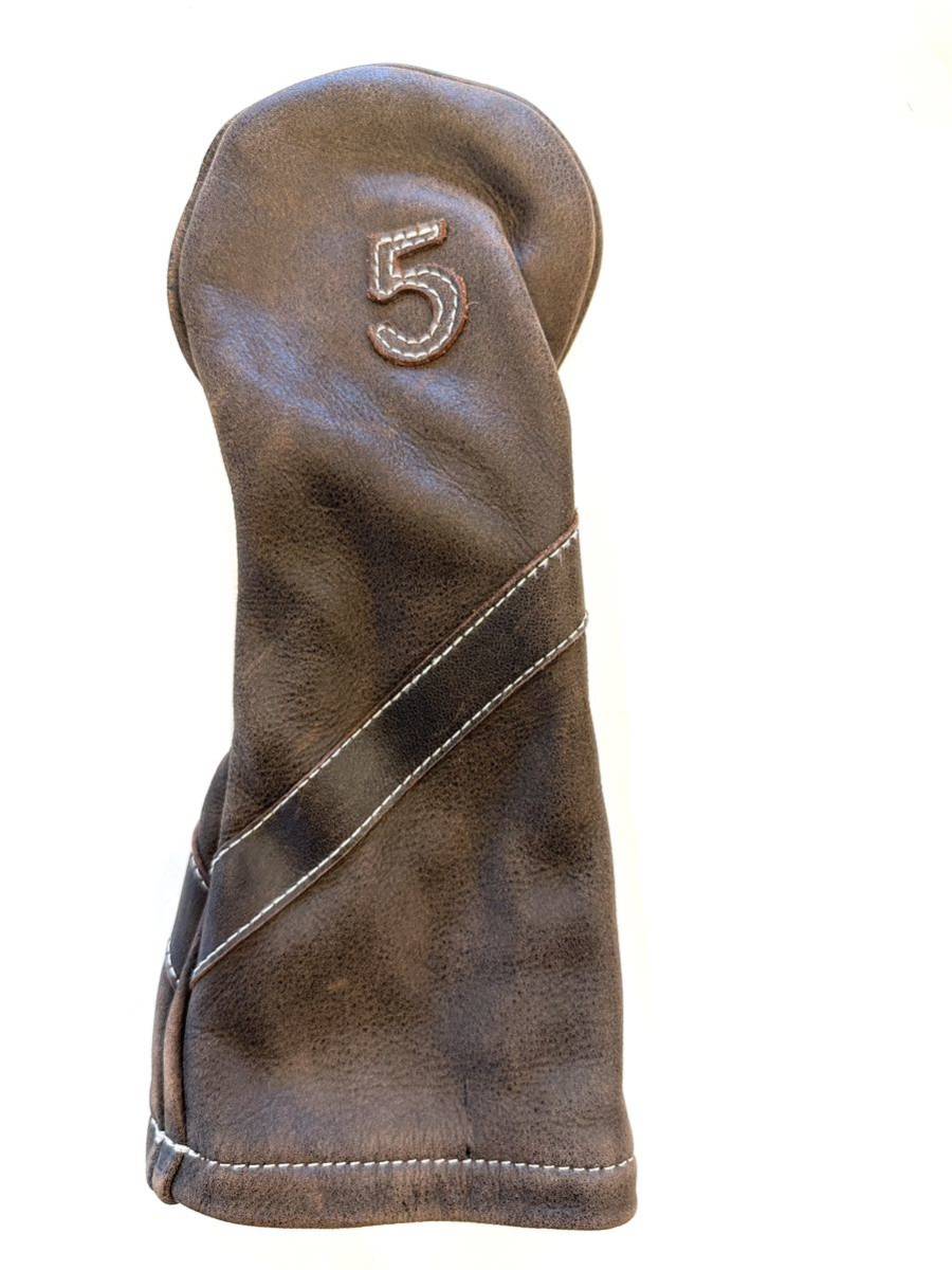イリアックゴルフ　iliac golf 本革　ヘッドカバー 5W