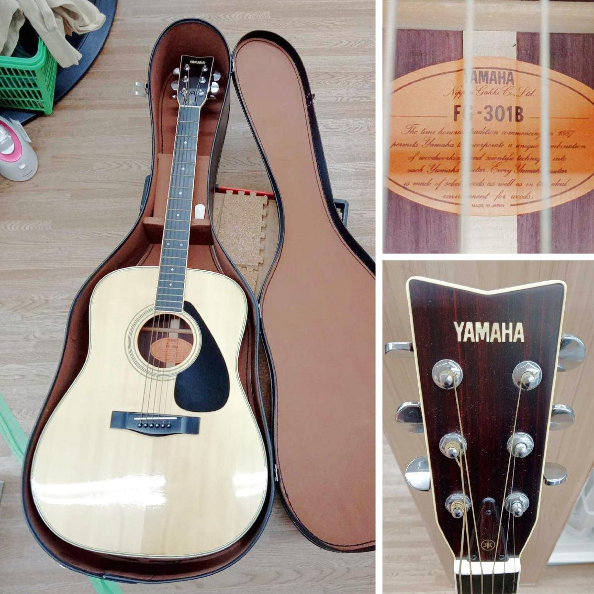 YAMAHA ヤマハ アコースティックギター FG-301B オレンジラベル ハード