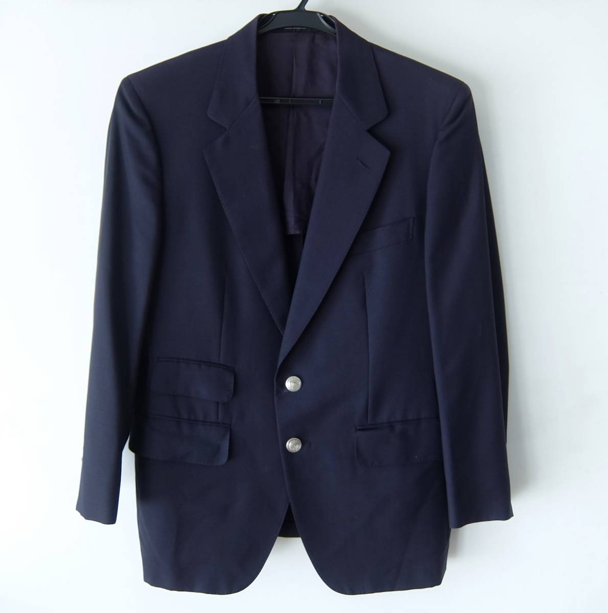 【美品】Dunhill ジャケット　イタリア製 ダンヒル イタリア製 dunhill 紺ブレ ネイビー ダブル ブレザーの通販
