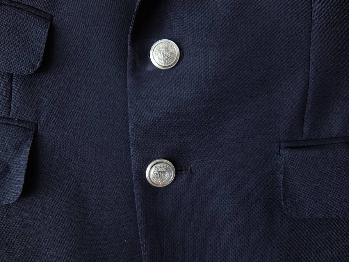 ダンヒル イタリア製 dunhill 紺ブレ ネイビー ダブル ブレザーの通販