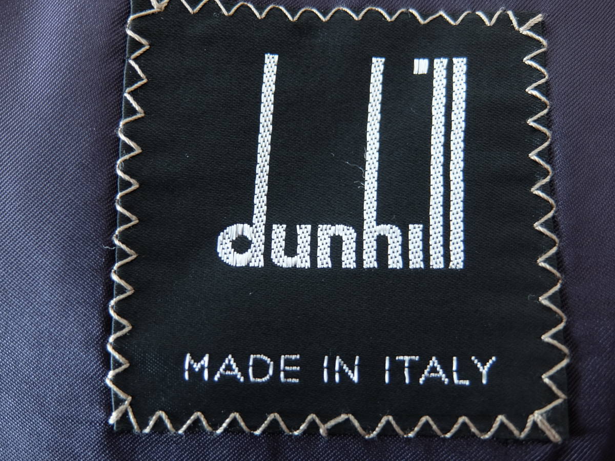 ダンヒル イタリア製 dunhill 紺ブレ ネイビー ダブル ブレザーの通販