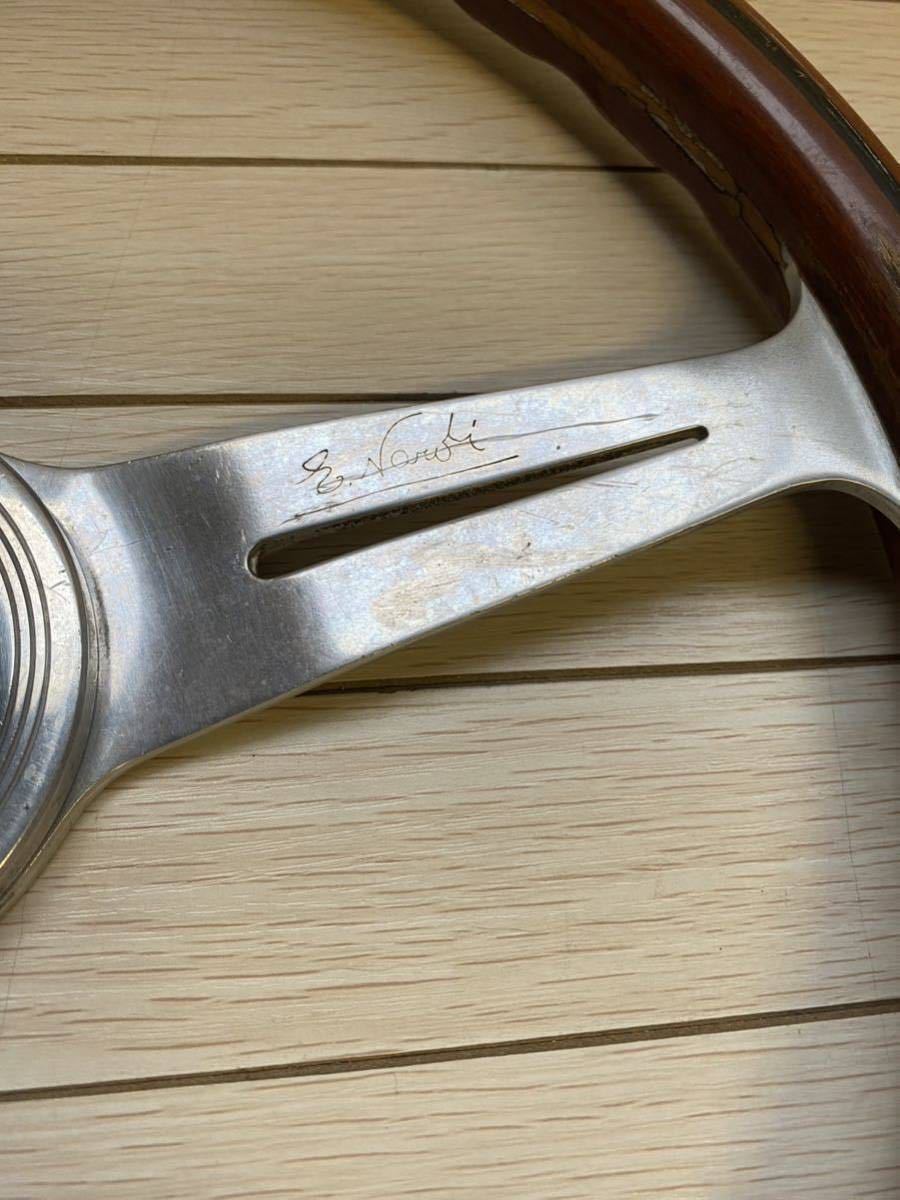 10190☆100《ジャンク》☆NARDI ナルディ☆ウッドステアリング