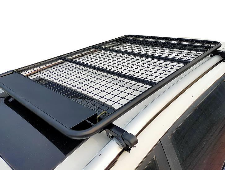 高品質☆ルーフキャリア ルーフラック フラット マンガン鋼製 取り付け部品付き スクエアバー対応 長さ1.4×幅0.98m 最大積載150kg