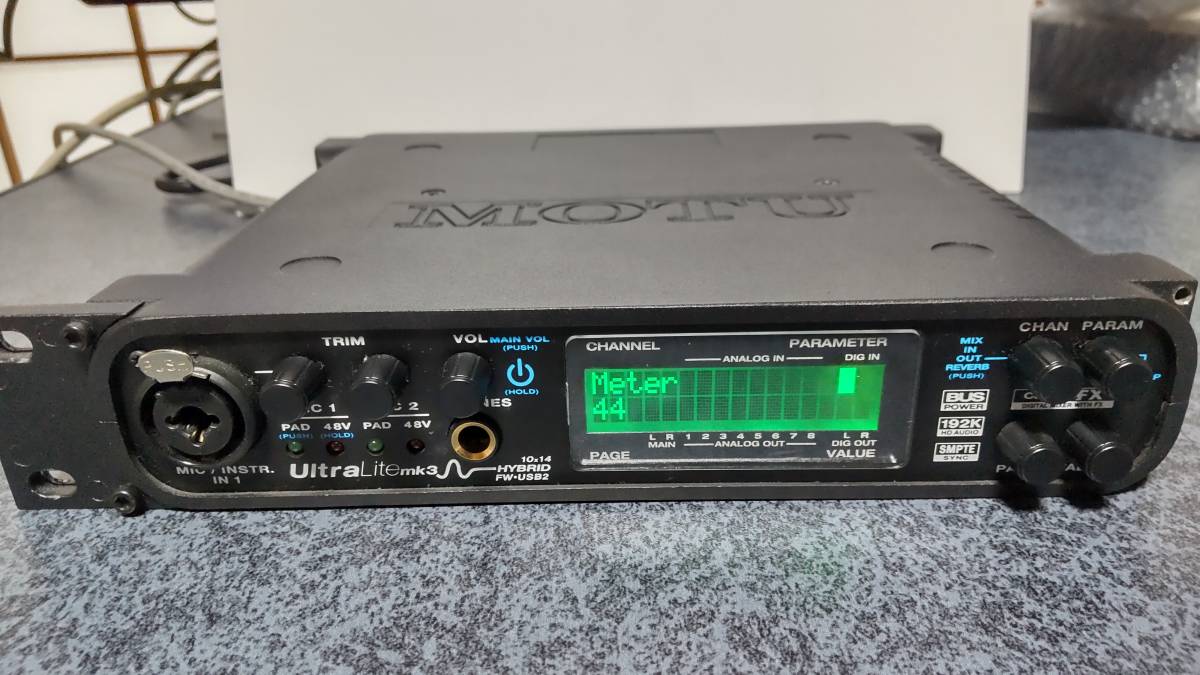 MOTU Ultralite mk3 hybrid ジャンク オーディオインターフェイス 