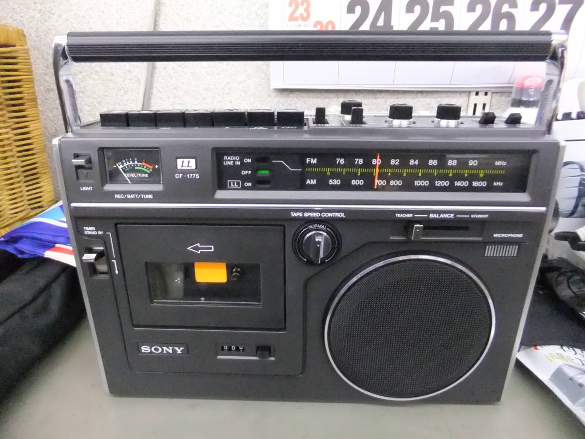 メルカリ CF-1775 SONYソニー SONY ラジカセ ラジカセCF-1775ジャンク