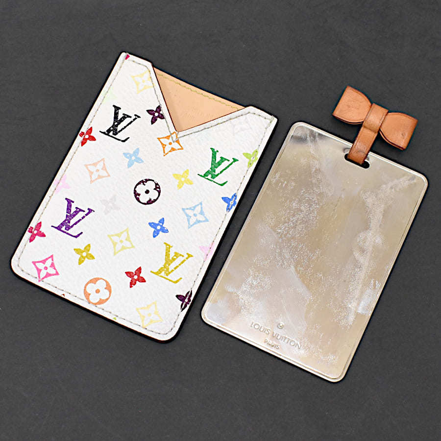1円 ◆極美品 LOUIS VUITTON ルイヴィトン ミラー エテュイミロノワール M926501 マルチカラー キャンバス  ブロン◆-10