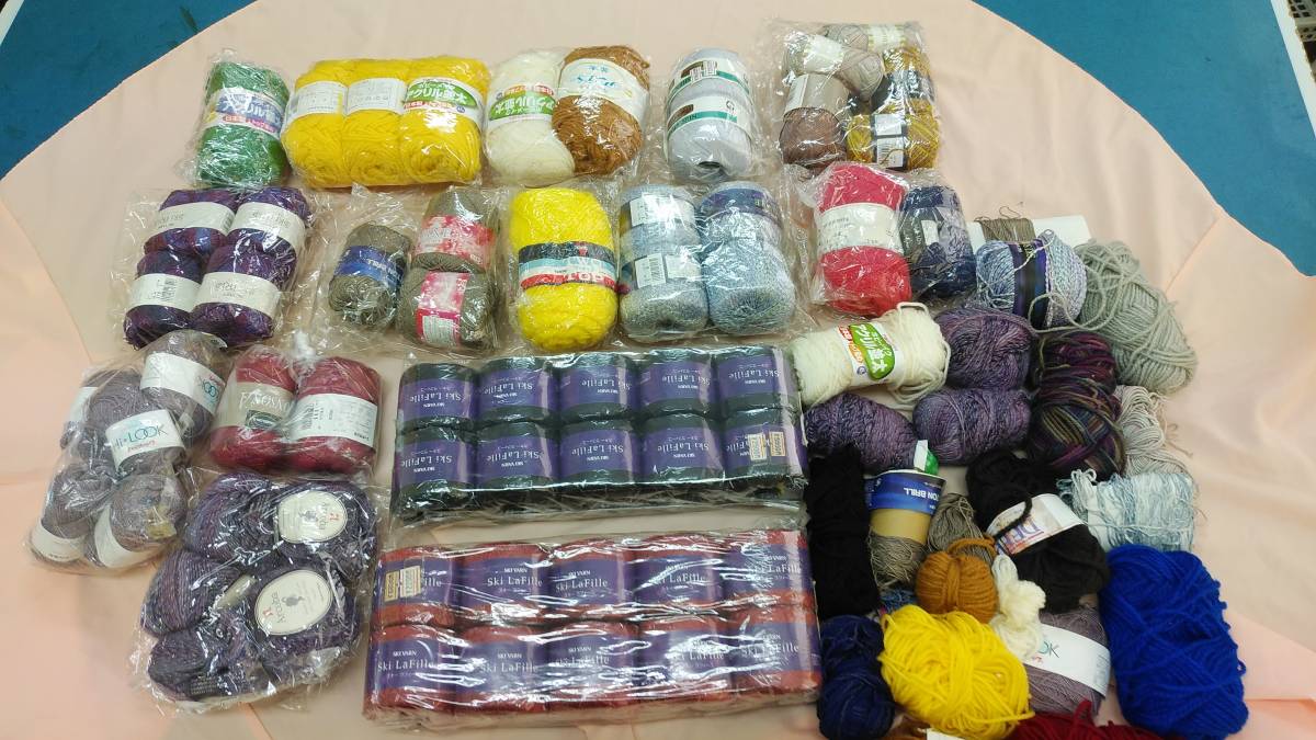 毛糸 ハンドメイド 手芸 ハンドメイド工房 : まとめ売り 編み物 大量 