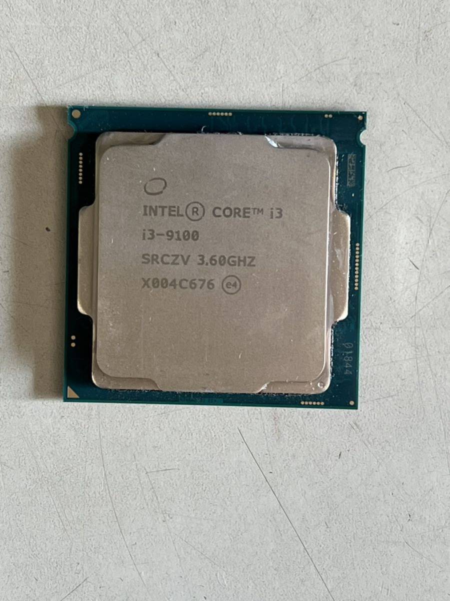 Intel Core i3-9100 SRCZV 3.60GHZ CPU 動作未確認 Intel Core SRCZV