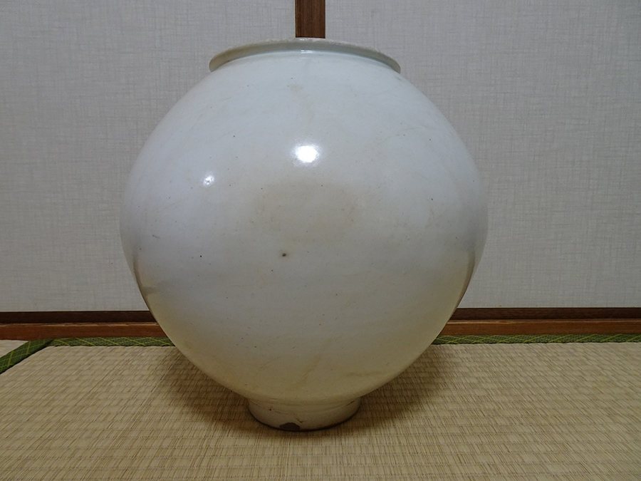 金榮國　 　　壷 ⁄ 古美術 壷 李朝 李朝白磁壷 白磁 しぶや黒田陶苑 朝鮮