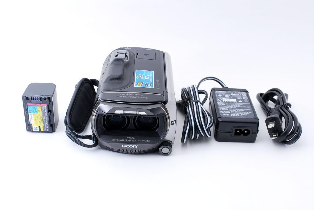 【新品級】 SONY HDR-TD10 3Dビデオカメラ 未使用付属品あり 定番人気，大人気 【動作確認済】SONY HDR-TD10 3D ビデオカメラ