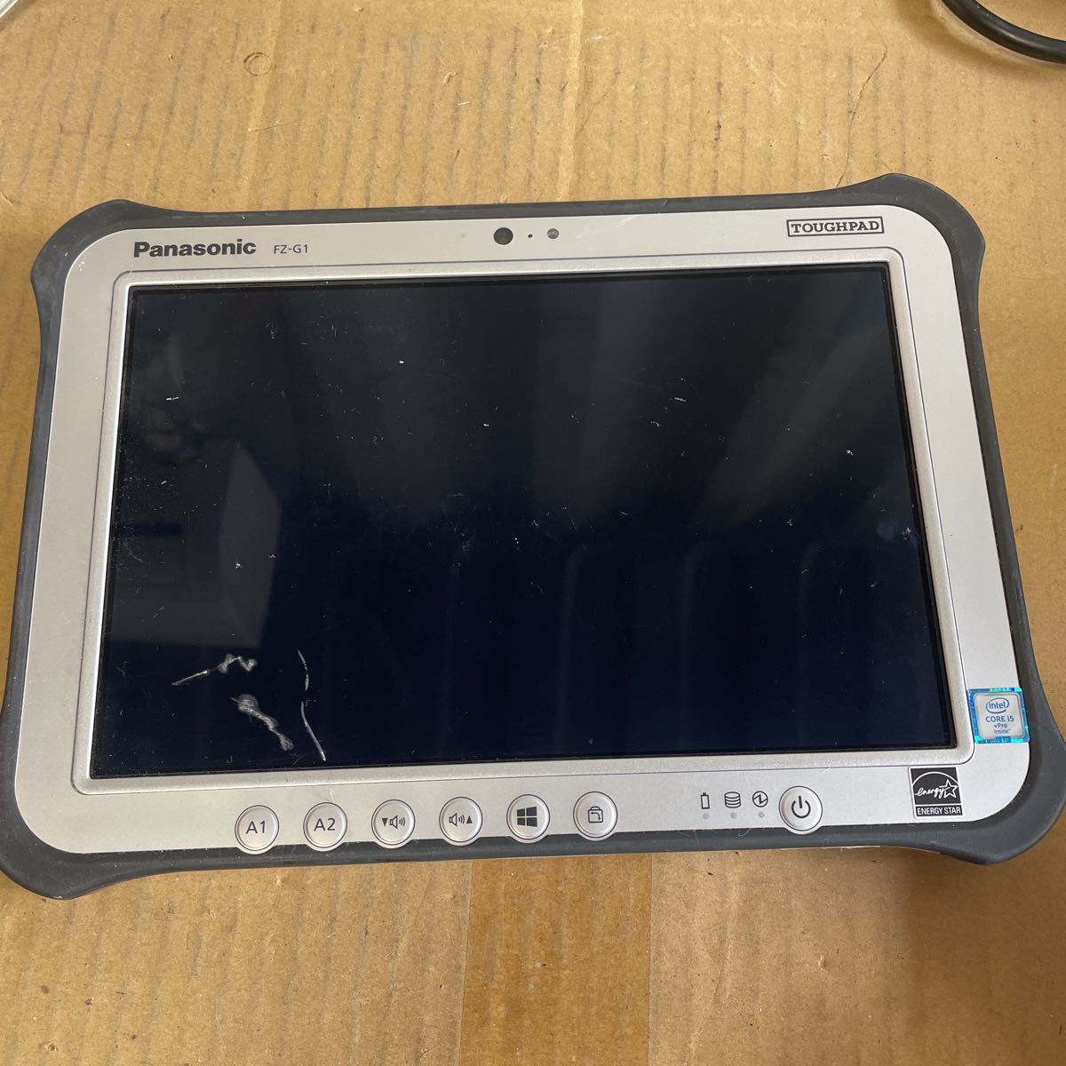 27）Panasonic TOUGHPAD FZ-G1 Corei5 タッチパネル 状態悪いジャンク