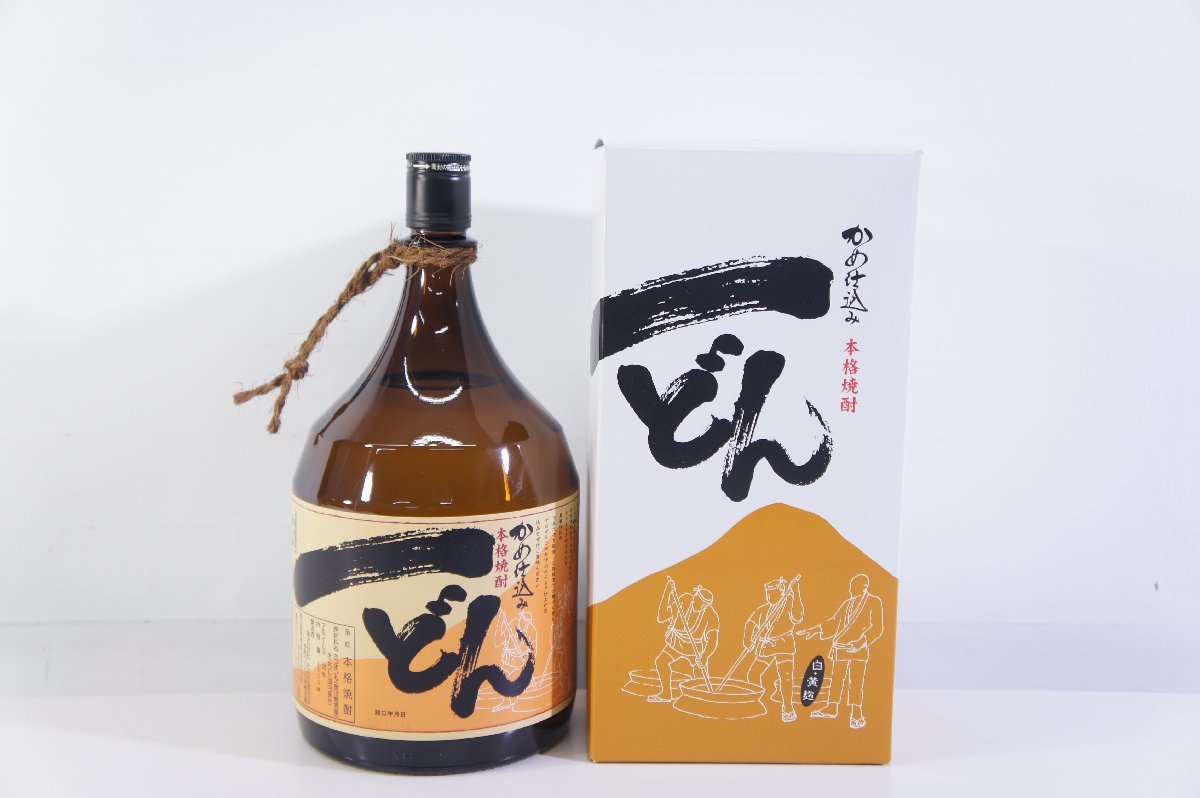◇303◇ 【未開栓】 本格焼酎 一どん かめ仕込み 1800ml 25% 一どん