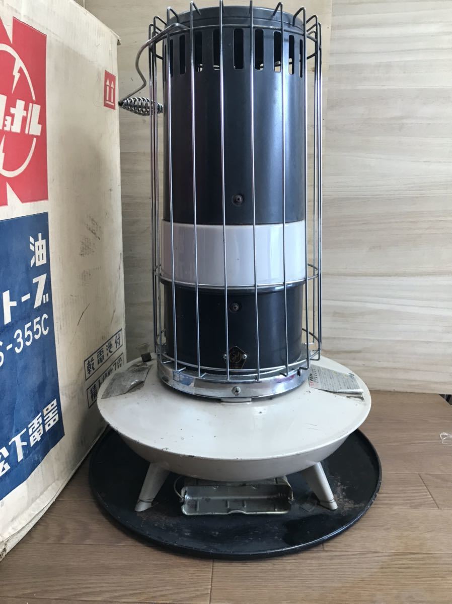 石油ストーブ OS-355C 芯上下式対流形 ナショナル 中古ナショナル 難