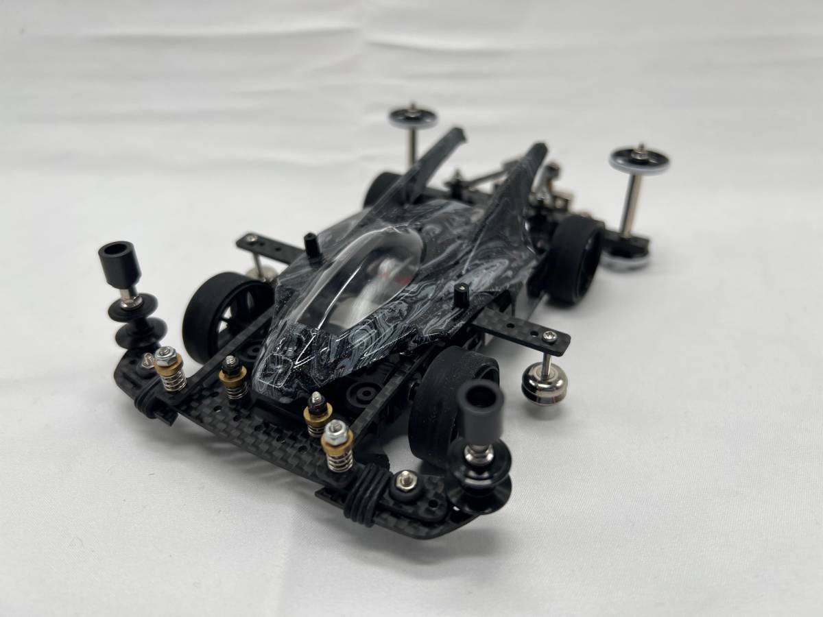 ミニ四駆 1円スタート MAフレキ フルカーボン 前後スラダン カスタム