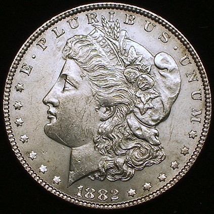 アメリカ大型銀貨】(モルガン 1886年銘 26.7g 直径38mm) モルガン