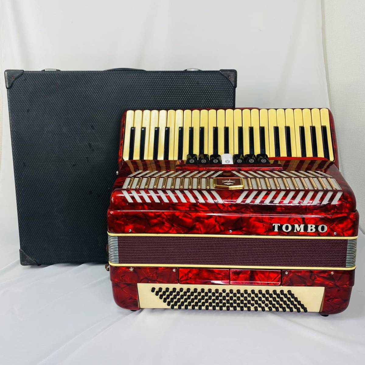 アコーディオン トンボ 120ベース TOMBO製の41 楽器・機材 41鍵盤120