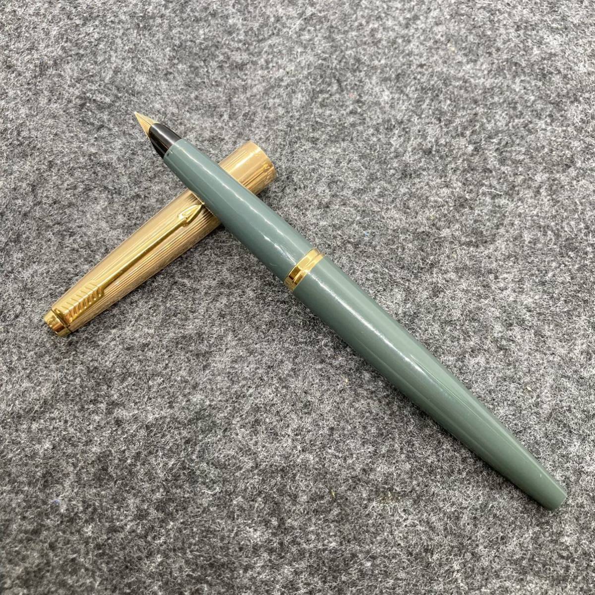 PE1620□PARKER パーカー 万年筆 45 ゴールドキャップ 12K G.F. 金属 