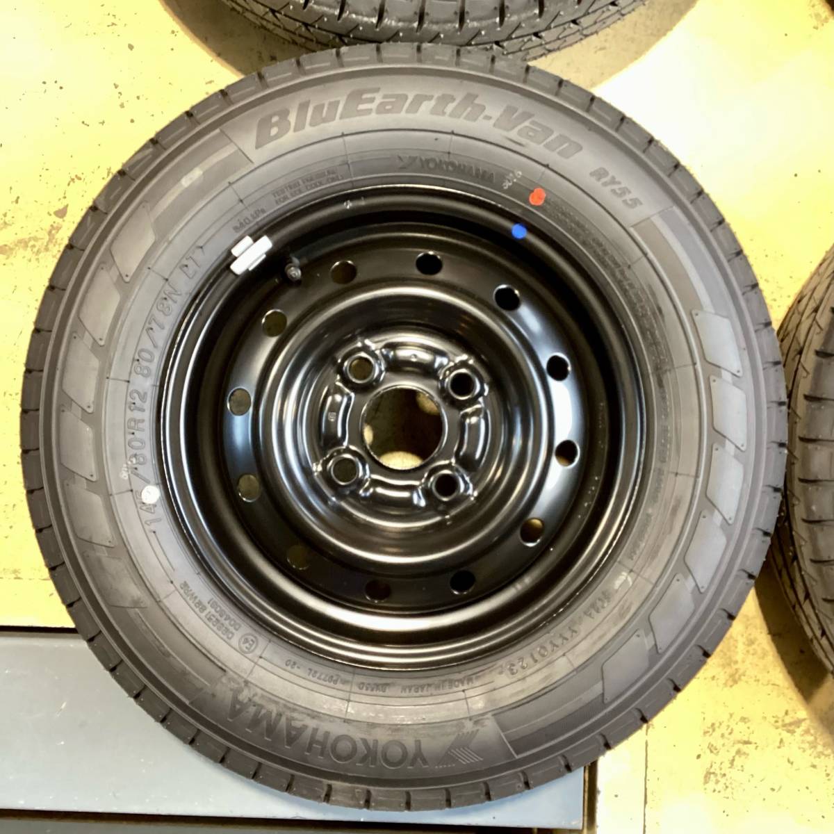 鉄チンホイール 鉄チン 12インチ R12 （中古】鉄チン/スチールホイール 