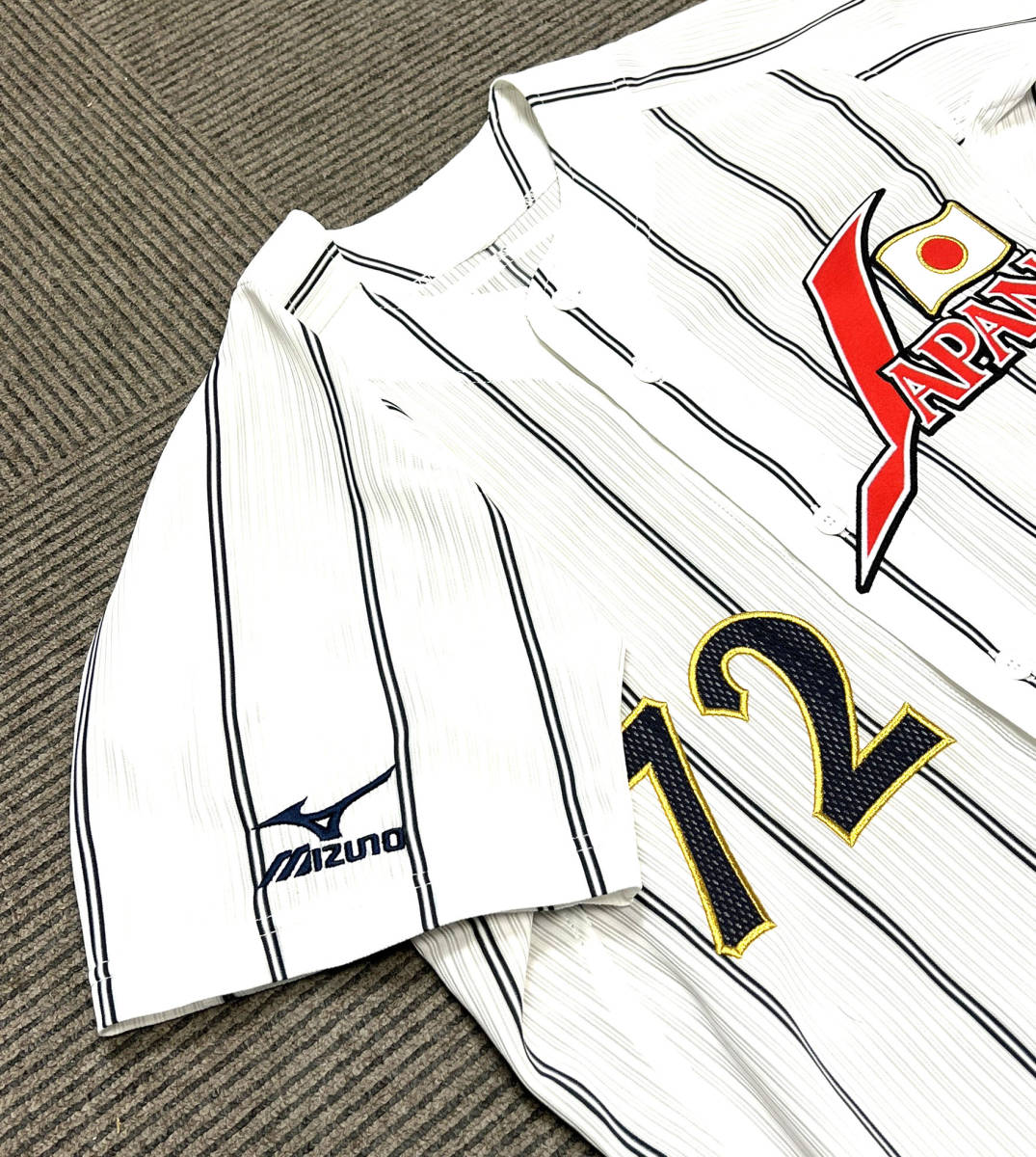 【未使用】2008 北京オリンピック 日本代表 大野豊コーチ ユニフォーム 大野豊投手コーチ＃72 2008年北京オリンピック 野球日本代表プロコレ