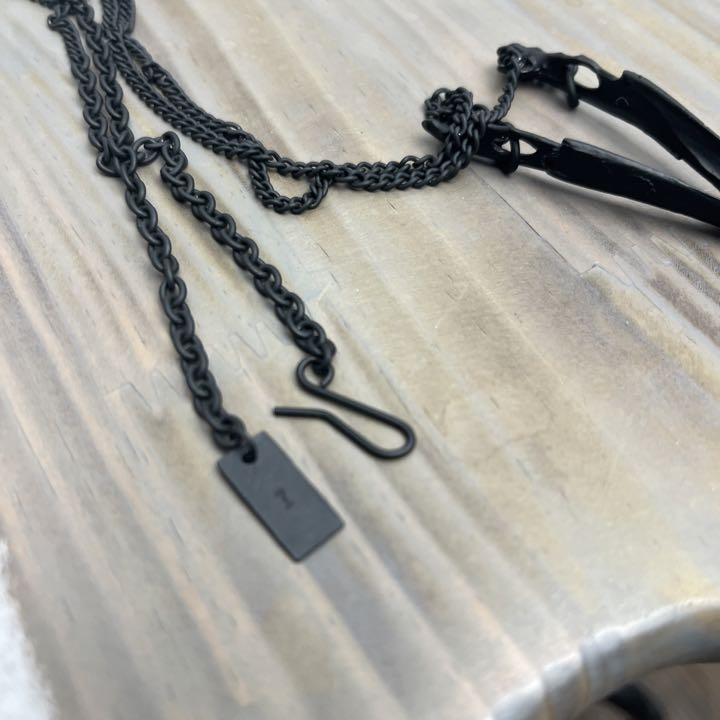 希少 16AW定価29700円 新品 JULIUS ユリウス ビーク ネックレス 黒 