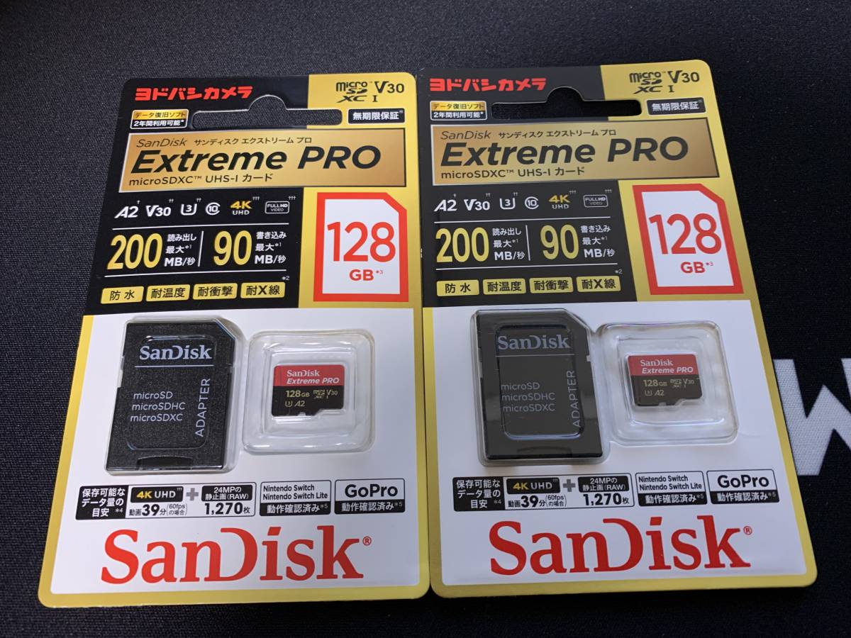 サンディスク SANDISK SDSQXCD-128G-JO3CD Extreme PRO microSDXC 