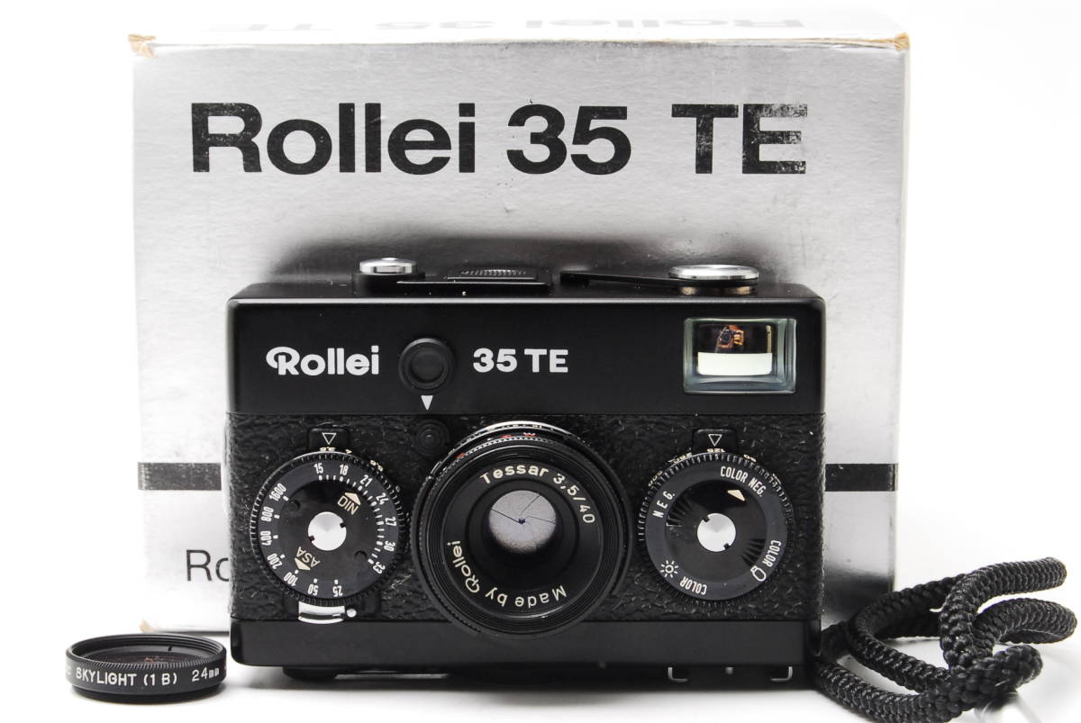 希少】 ローライ Rollei 35TE ブラック TESSAR 40mm F3.5 ≪シリアル