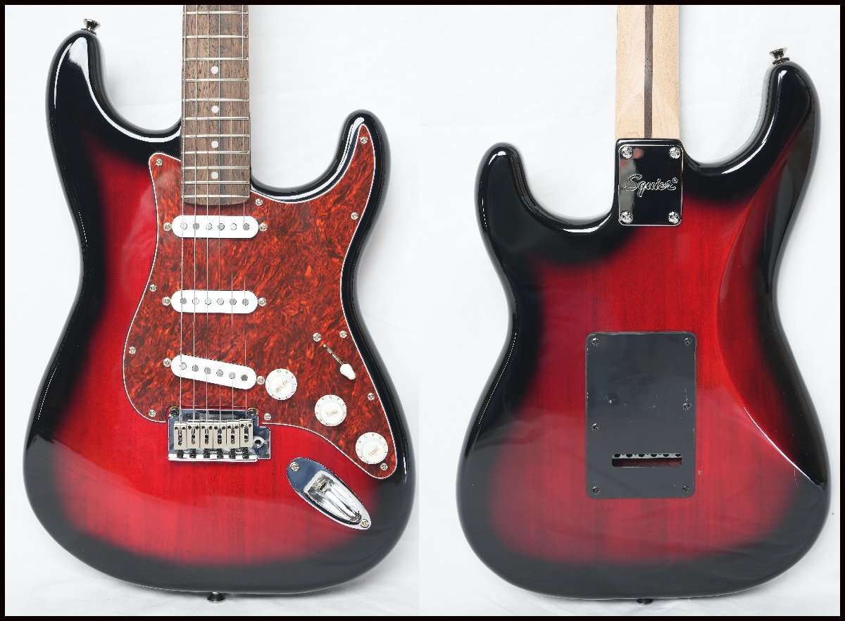 ☆Squier by Fender☆Standard Stratocaster レッドバースト ストラト