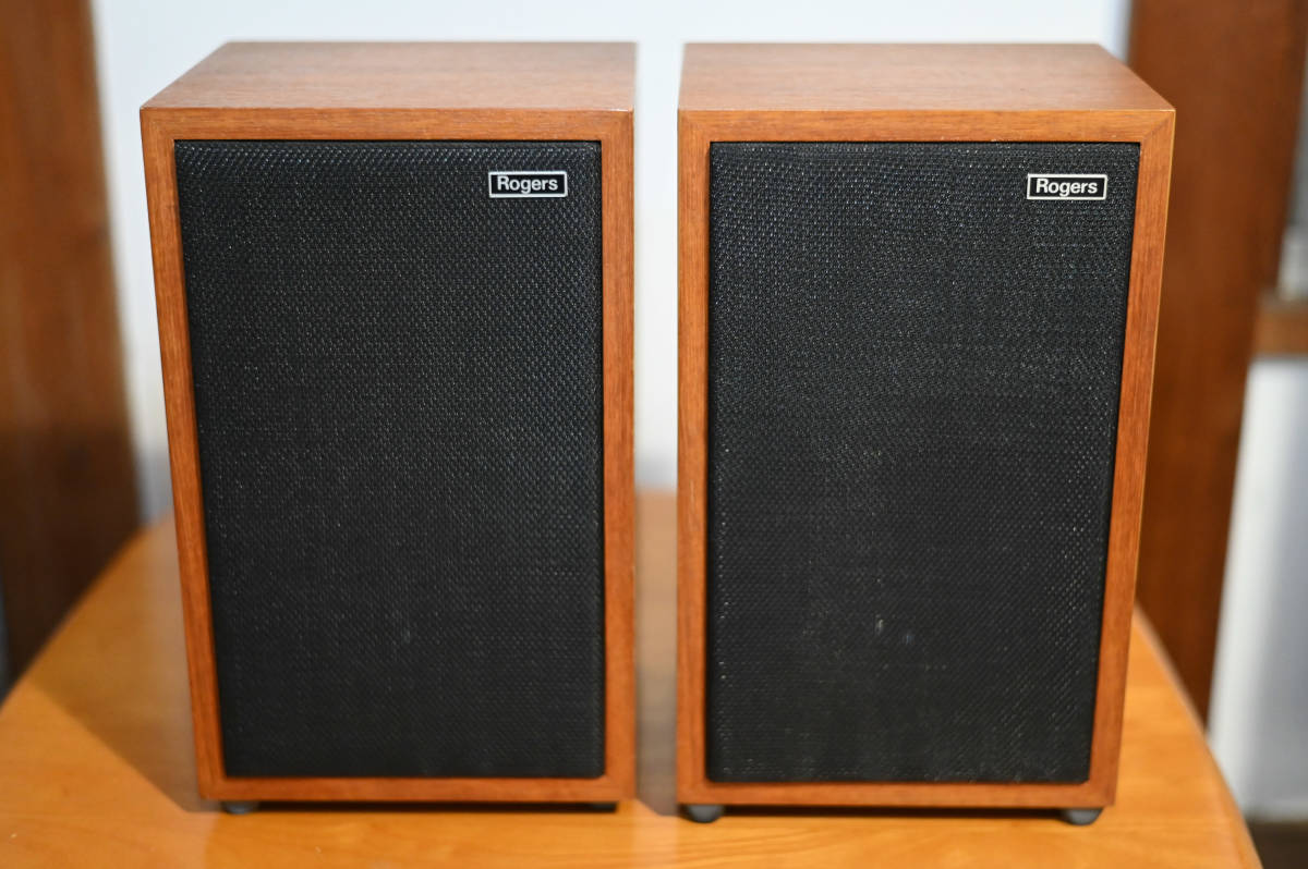 極美品☆初期型 15Ω ROGERS LS 3/5a BBC MONITOR MADE IN ENGLAND 