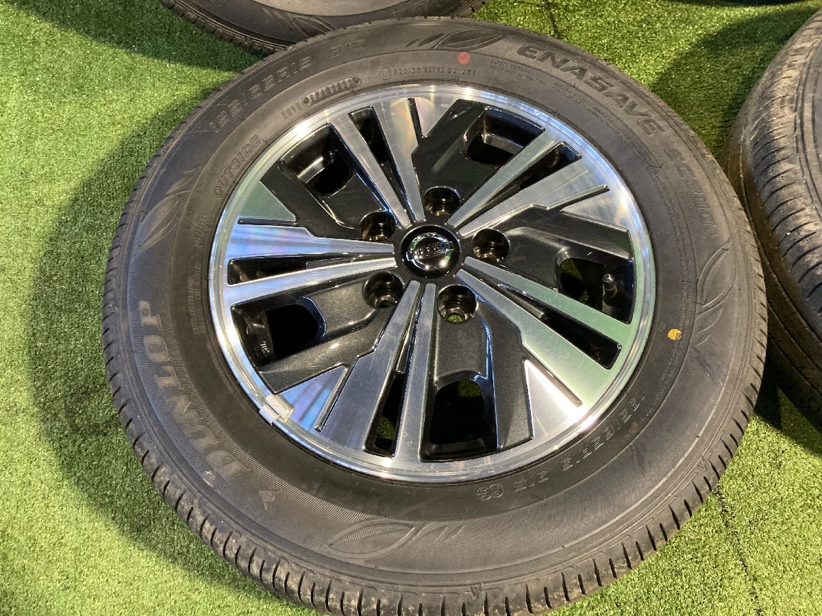 ◇ バリ溝 日産 セレナ C27 セレナ 純正 アルミホイール タイヤ 15 