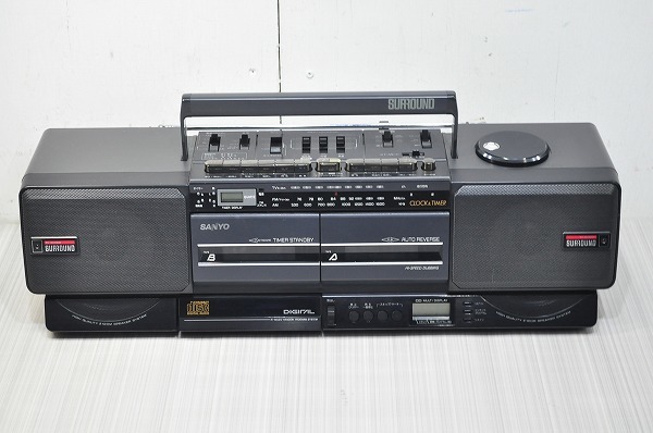 難有□カセットだめです SANYO サンヨー PH-WCD600 CDラジカセ レトロ