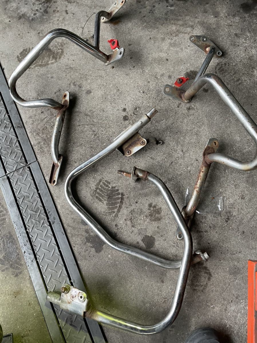 CBR400F エンジンガード メッキ / 左右セット NC17 HONDA CBR400F エンジンガード メッキ ⁄ 左右セット NC17 HONDA CBR400F