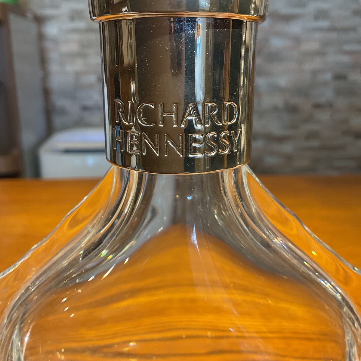 1107320【空瓶】Hennessy Richard リシャール ヘネシー バカラ