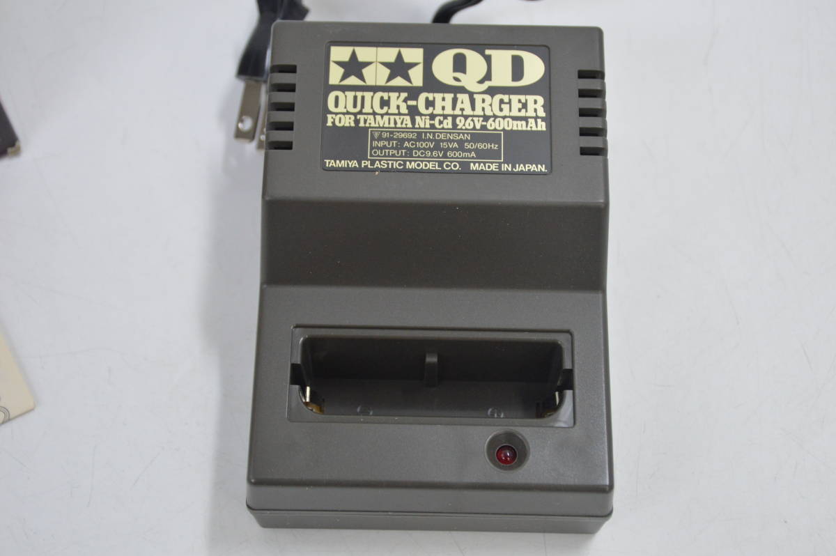 402S 0306G13) 1円～ 未使用 タミヤ ニカド バッテリー 9.6V-600mAh QD