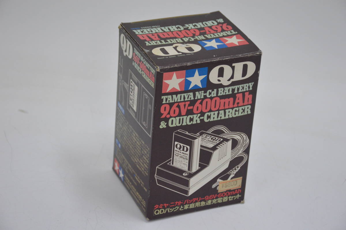 402S 0306G13) 1円～ 未使用 タミヤ ニカド バッテリー 9.6V-600mAh QD
