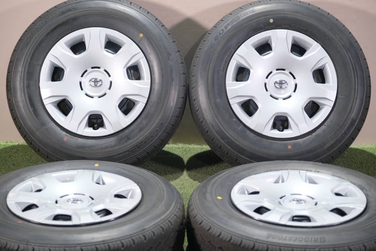  1円＜2022年製/新車外し＞トヨタ 200系 ハイエース 純正スチール 15in 6J+35 PCD139.7 ブリヂストン エコピアRD613 195/80R15 107/105N LT(その他)｜売買されたオークション情報、yahooの商品情報をアーカイ その他